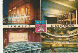 AA+ 115-(87) LIMOGES - LE GRAND THEATRE ( ARCH. P. SONREL ) - CARTE MULTIVUES - Limoges