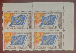 France Neuf** Bloc De 4 Timbres YT N° 35 Conseil De L'europe - Mint/Hinged