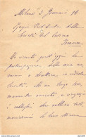 1896 LETTERA MILANO - Manuscritos