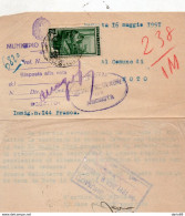 1951  LETTERA CON ANNULLO  AUGUSTA - 1946-60: Storia Postale