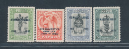 1935 Papua, Stanley Gibbons N. 150/53, Serie Completa, MH* - Autres & Non Classés