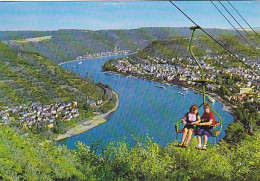 AK 216081 GERMANY - Boppard Am Rhein - Sesselbahn - Boppard