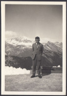 Ritratto Di Un Uomo Tra Le Dolomiti - 1950 Fotografia Vintage - Places