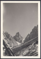 Dolomiti - Dettaglio Catena Montuosa Da Identificare - 1950 Foto Vintage - Places