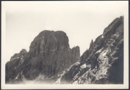 Dolomiti - Dettaglio Catena Montuosa Da Identificare - 1950 Foto Vintage - Places