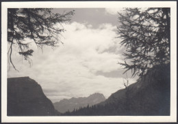 Dolomiti - Nuvole Tra Catena Montuosa - 1950 Fotografia Vintage - Places