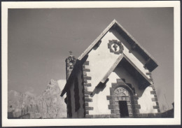 Dolomiti - Chiesetta Passo Rolle - 1950 Fotografia Vintage - Places