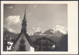 Dolomiti - Chiesa Da Identificare - Scorcio Paese - 1950 Foto Vintage - Places