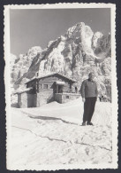 Rifugio In Una Montagna Da Identificare, 1950 Fotografia Vintage, Old Photo - Places