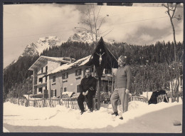 Italia 1956, Madonna Di Campiglio, Scorcio Caratteristico, Foto Epoca - Places