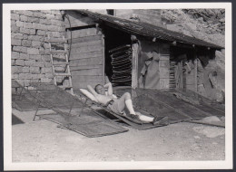 Italia 1960,Val D'Avio, Provvisorio Rifugio Garibaldi, Foto Vintage Photo - Orte