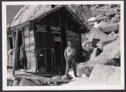 Italia 1960,Val D'Avio, Capanna Brizio, Fotografia Epoca, Vintage Photo - Orte