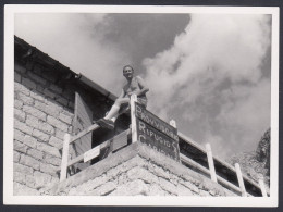 Italia 1960,Val D'Avio, Provvisorio Rifugio Garibaldi, Foto Vintage Photo - Orte