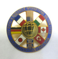 1997 Kodak Albuquerque International Balloon Fiesta FLIGHT OF THE NATIONS AIBF Hot Air Ballon Pin Badge - Transports