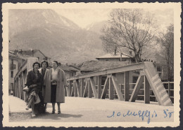 Bardonecchia, Ponte E Scorcio Panoramico, 1956 Fotografia Vintage, Old Photo - Places