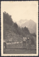 Italia, Luogo Di Montagna Da Identificare, Auto, 1950 Fotografia Vintage  - Places