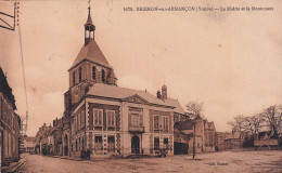 AA+ 117-(89) BRIENON SUR ARMANCON - LA MAIRIE ET LE MONUMENT - Brienon Sur Armancon