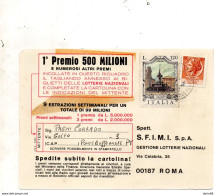 1982 CARTOLINA LOTTERIA DI AGNANO - 1981-90: Storia Postale