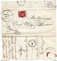 1875 LETTERA CON ANNULLO PADOVA + ESTE + ISPETTORE DELLE GABELLE - Poststempel