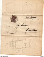 1904   LETTERA CON ANNULLO  ORZIVECCHI BRESCIA - Marcophilie