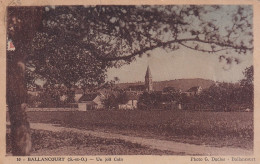 AA+ 119-(91) BALLANCOURT - UN JOLI COIN - VUE SUR LE CLOCHER - Ballancourt Sur Essonne