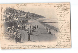 VILLERS SUR MER - L'Etablissement Des Bains Et La Plage - Très Bon état - Villers Sur Mer