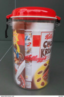 KELLOGG's Barattolo In Plastica , Contenitore .2002 . Kellogg's Scritto Sul Coperchio .Qualche Piccolo Graffio - Altri & Non Classificati