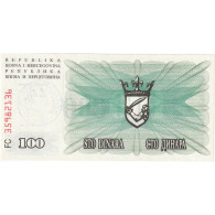 Bosnie-Herzégovine, 100,000 Dinara, 1992, 1992-07-01, KM:56a, NEUF - Bosnia Erzegovina