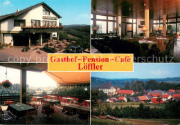 73647966 Trockau Pegnitz Gasthof Pension Cafe Loeffler Gastraeume Panorama  - Pegnitz