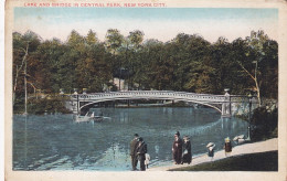 AA+ 130- LAKE AND BRIDGE IN CENTRAL PARK , NEW YORK CITY - Central Park