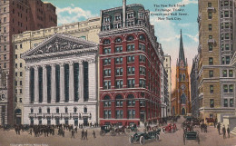 AA+ 130- THE NEW YORK STOCK EXCHANGE - TRINITY CHURCH AND WALL STREET , NEW YORK CITY - Manhattan