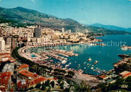 73647926 Monaco Vue Aerienne Sur Le Port Et Monte Carlo Monaco - Andere & Zonder Classificatie