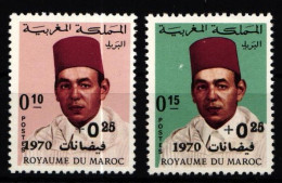 Marokko 664-665 Postfrisch #KX281 - Maroc (1956-...)