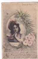 AA+ 132- PORTRAIT DE L' ARTISTE FEMME A. HELD - CARTE COLORISEE - Artisti