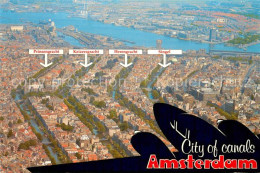 73647866 Amsterdam Niederlande Fliegeraufnahme Der City Amsterdam Niederlande - Sonstige & Ohne Zuordnung