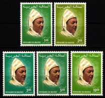 Marokko 1018-1022 Postfrisch #KX323 - Morocco (1956-...)