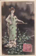 AA+ 132 - ROBINNE -  ARTISTE FEMME - CARTE COLORISEE AJOUT BRILLANTS  - Künstler