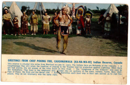 Chief Poking Fire And Iroquois Dancers - Unclassified