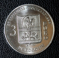 Euro Temporaire "Cogolin - 3 Euros / 20 Septembre / 8 Octobre 1996 / Cinquantenaire De Raimu" (près De Saint Tropez) - Euro Delle Città