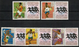 Burundi 1968 Mi 446-450 MNH  (LZS4 BURmar446-450b) - Basketball