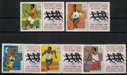 Burundi 1968 Mi 446-450 MNH  (LZS4 BURmar446-450b) - Basketbal