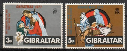 Gibraltar 1971 Mi 284-285 MNH  (ZE1 GIB284-285) - Weihnachten