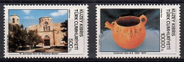 Northern Cyprus 1993 Mi 351-352 MNH  (ZE2 CYT351-352) - Escultura