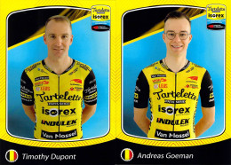 Cyclisme, Dupont & Goeman, 2023 - Radsport