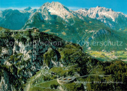 73647175 Kehlsteinhaus Fliegeraufnahme Mit Watzmann Und Hochkalter Kehlsteinhaus - Berchtesgaden