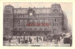 CPA PARIS - LA GARE SAINT LAZARE - Pariser Métro, Bahnhöfe