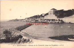 CPA MARSEILLE - CHEMIN DE LA CORNICHE - LE PROPHETE - Endoume, Roucas, Corniche, Playas