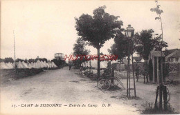 CPA SISSONNE - ENTREE DU CAMP - Sissonne