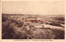 CPA LA ROCHE GUYON - VERS VETHEUIL - La Roche Guyon