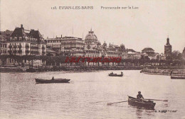 CPA EVIAN LES BAINS - PROMENADE SUR LE LAC - Evian-les-Bains